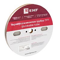 Термоусаживаемая трубка ТУТ 10/5 прозрачная рулон PROxima | код  tut-10-tr | EKF